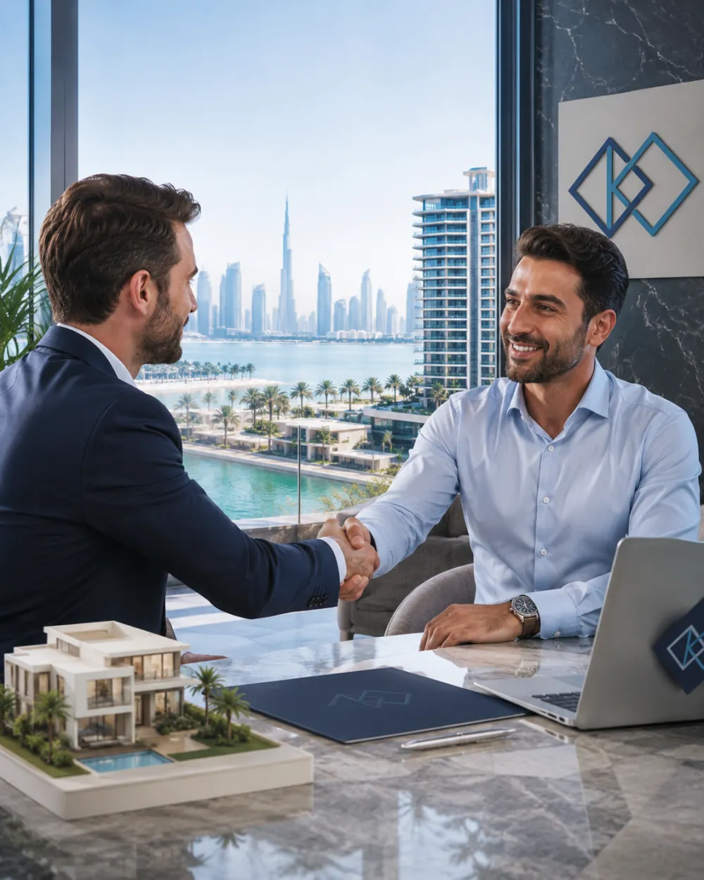 KSquare advisor meeting a client in Dubai