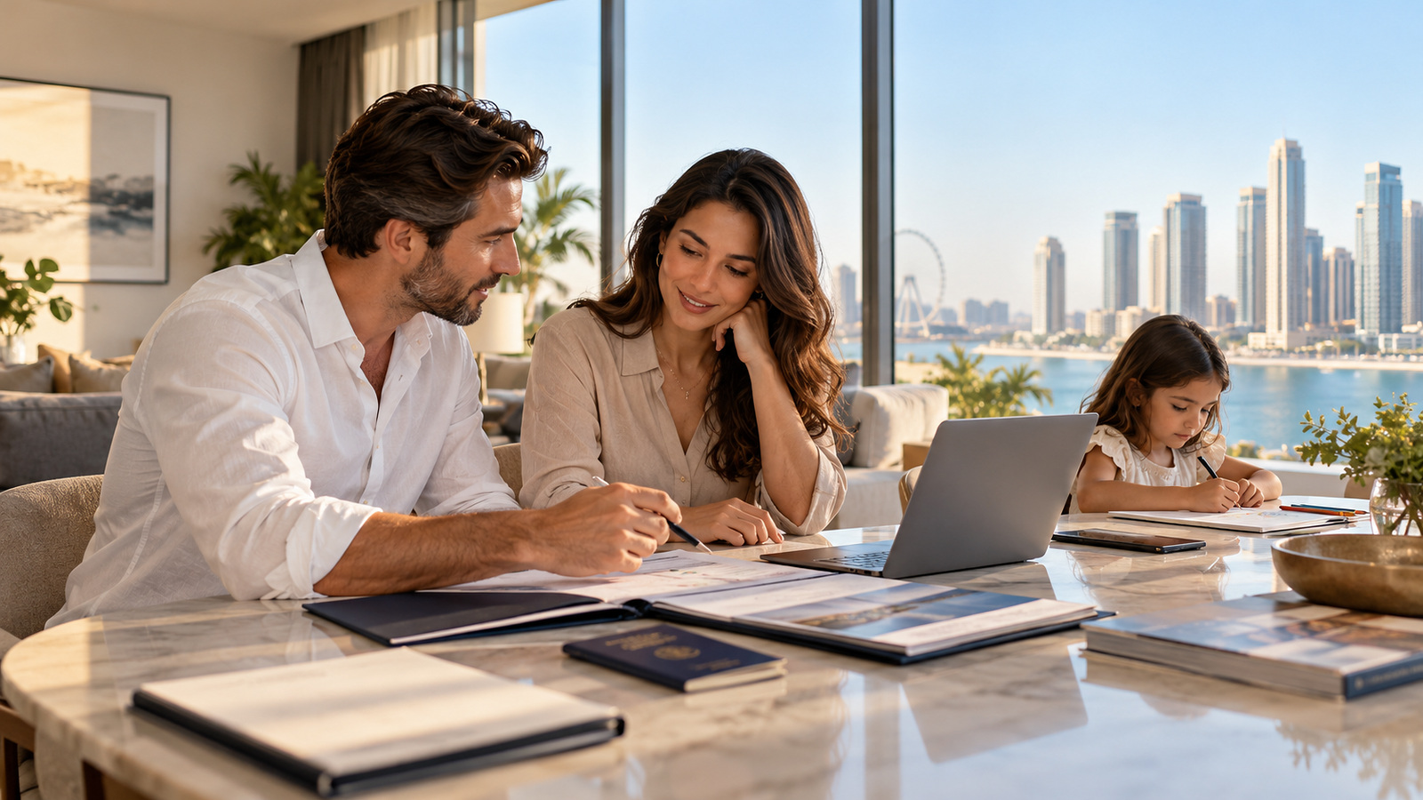 Family planning a Dubai property purchase and Golden Visa application