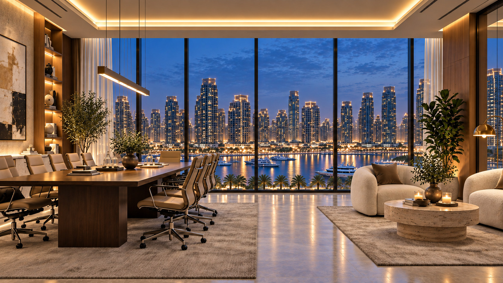 An Elegant Boardroom Evening in Dubai